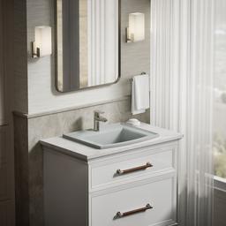 Archer 22-3/4'' rectangular drop-in bathroom sink - image 4