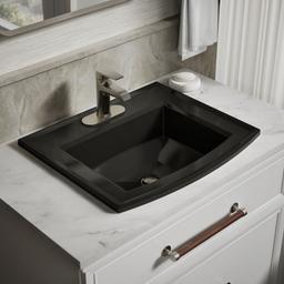 Archer 22-3/4'' rectangular drop-in bathroom sink - image 2