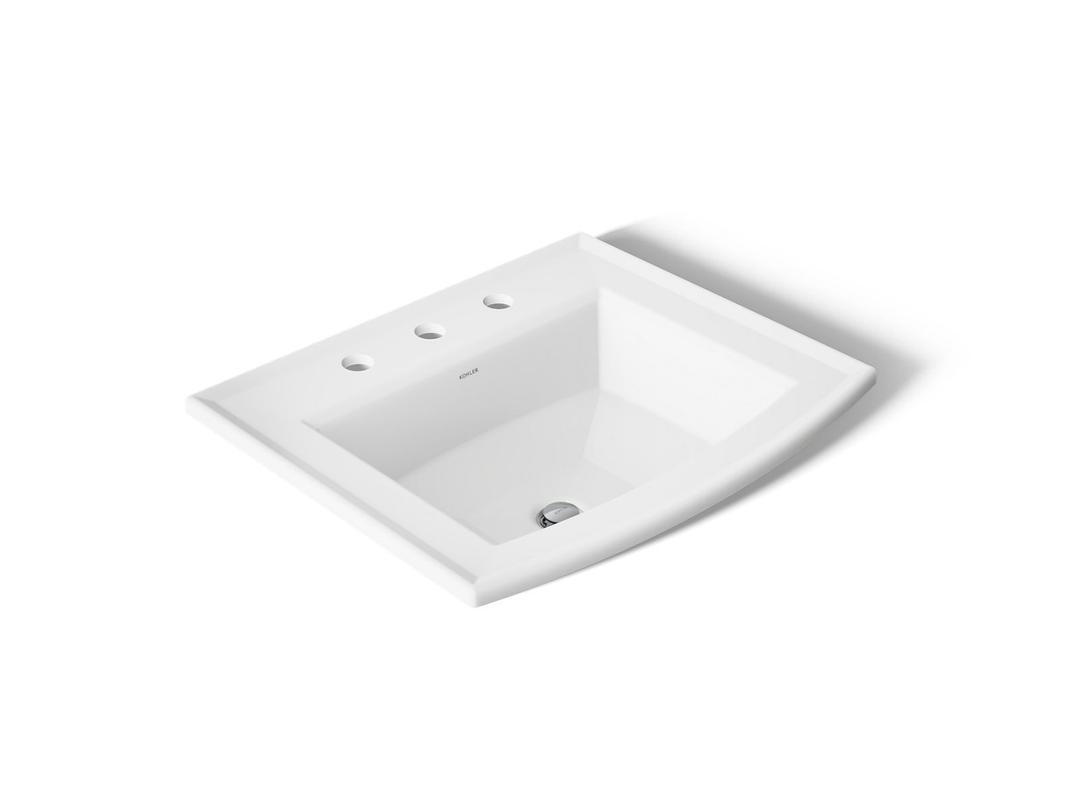 Archer 22-3/4'' rectangular drop-in bathroom sink by Kohler