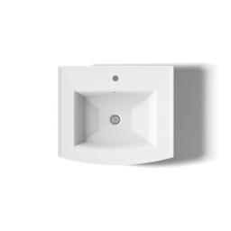 Archer 24'' rectangular pedestal bathroom sink - image 4