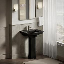Archer 24'' rectangular pedestal bathroom sink - image 4