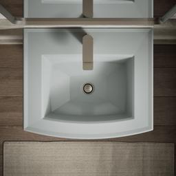 Archer 24'' rectangular pedestal bathroom sink - image 9