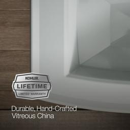 Archer 24'' rectangular pedestal bathroom sink - image 10