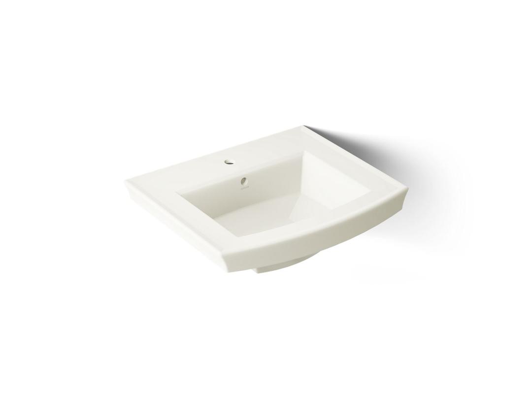 Archer 24'' rectangular pedestal bathroom sink by Kohler