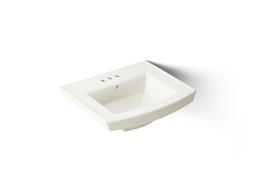 Archer 24'' rectangular pedestal bathroom sink - image 1