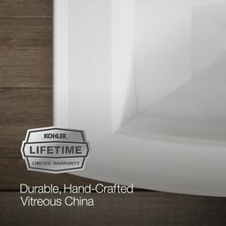 Archer 24'' rectangular pedestal bathroom sink - image 9