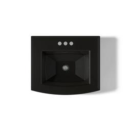 Archer 24'' rectangular pedestal bathroom sink - image 11