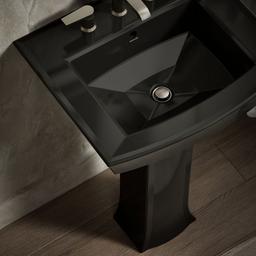 Archer 24'' rectangular pedestal bathroom sink - image 6