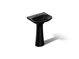 Kohler | Cimarron | Complete Pedestal Bathroom Sink - Black - image 1