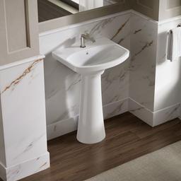 Kohler | Cimarron | Vessel Only Pedestal Bathroom Sink - White - image 2
