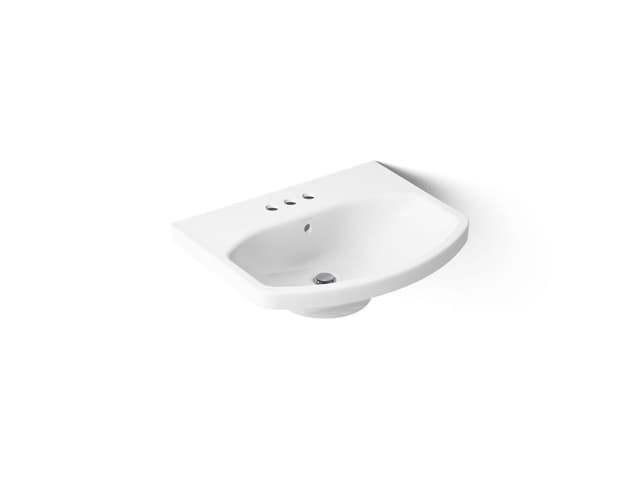 Kohler | Cimarron | Vessel Only Pedestal Bathroom Sink - White