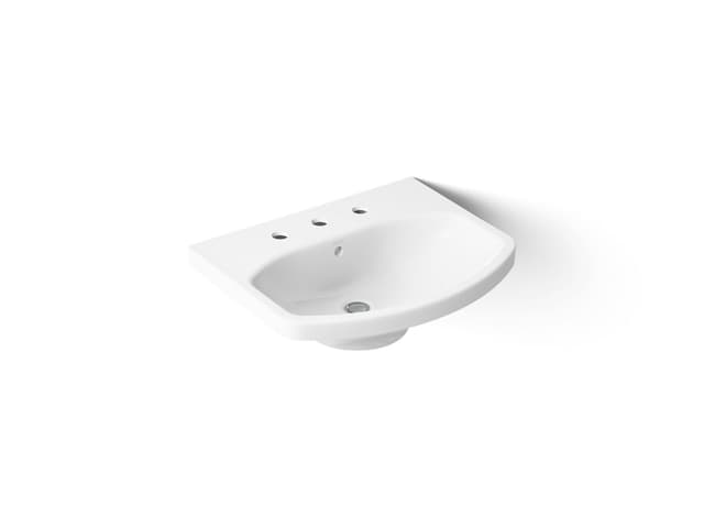 Kohler | Cimarron | Vessel Only Pedestal Bathroom Sink - White