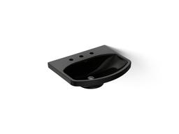 Kohler | Cimarron | Vessel Only Pedestal Bathroom Sink - Black - image 1