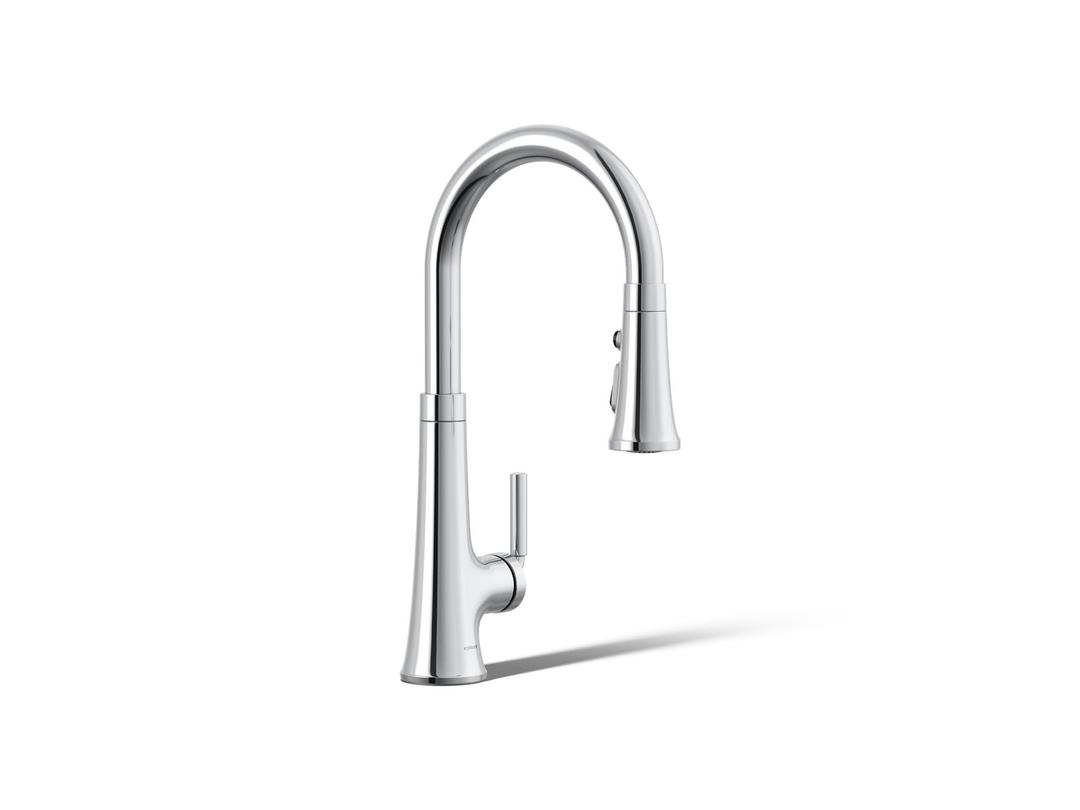 Kohler | Tone | Pull Down Kitchen Faucet - Polished Chrome by Kohler