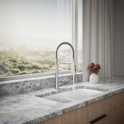 Kohler Tone Semi-professional pull-down kitchen sink faucet with three-function sprayhead - Polished Chrome - image 4