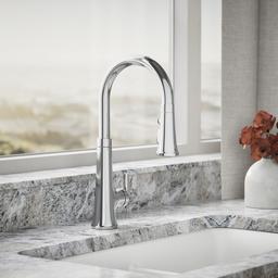 Kohler | Tone | Pull Down Kitchen Faucet - Polished Chrome - image 2