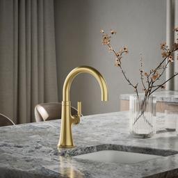 Kohler | Tone | Bar Sink Faucet - Vibrant Brushed Moderne Brass - image 2