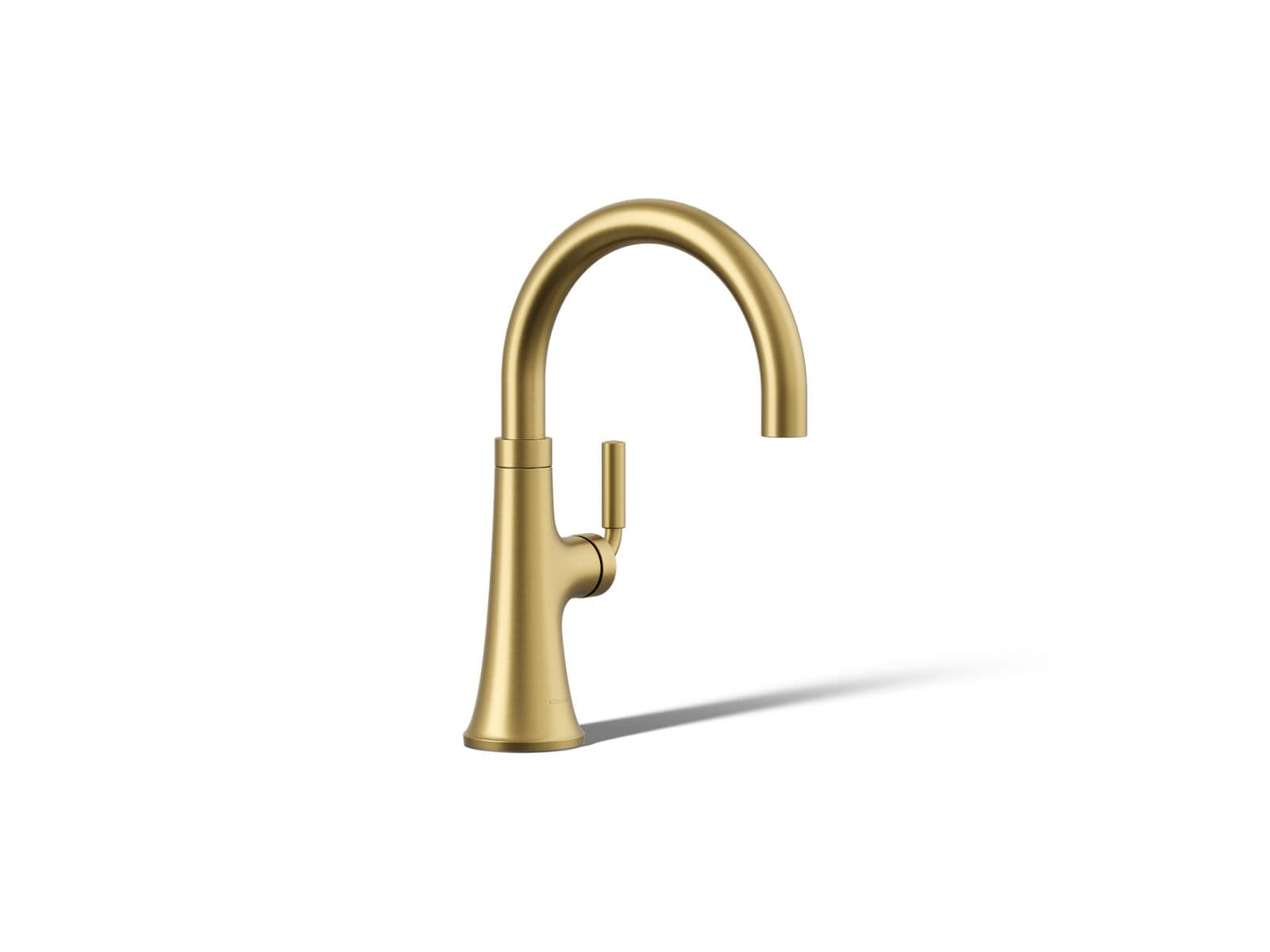 Kohler | Tone | Bar Sink Faucet - Vibrant Brushed Moderne Brass by Kohler