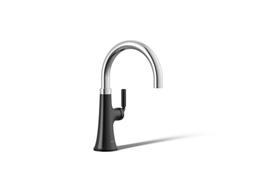 Kohler | Tone | Bar Sink Faucet - Polished Chrome With Matte Black - image 1