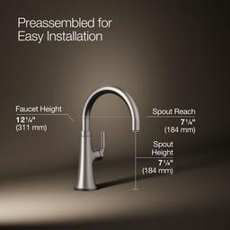 Kohler | Tone | Bar Sink Faucet - Vibrant Stainless - image 3