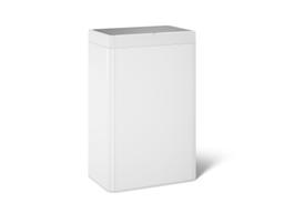 13-gallon touchless stainless steel trash can - image 1