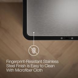 13-gallon touchless stainless steel trash can - image 8