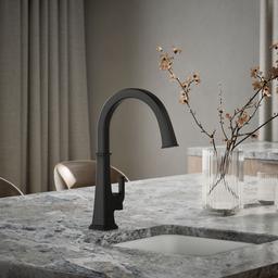 Kohler Riff Single-handle bar sink faucet - Matte Black - image 2