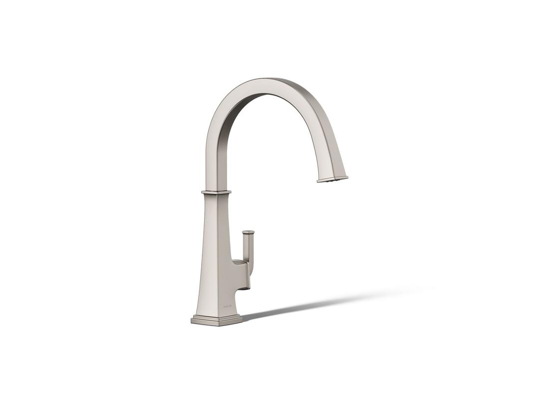 Kohler Riff Single-handle bar sink faucet - Vibrant Stainless by Kohler