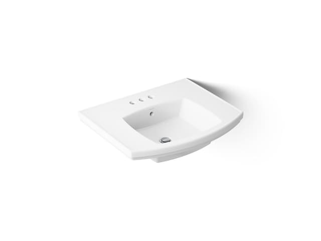 Kohler Kelston 23-3/4'' rectangular pedestal bathroom sink - White