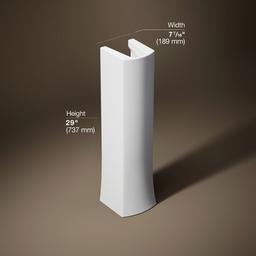 Kelston Pedestal sink base - image 3