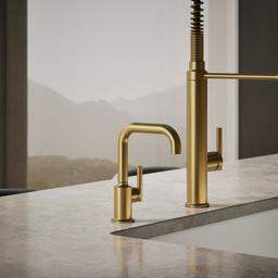 Kohler Purist Beverage faucet - Vibrant Brushed Moderne Brass - image 2