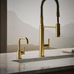 Kohler Purist Beverage faucet - Vibrant Brushed Moderne Brass - image 4