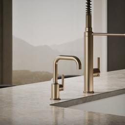 Kohler Purist Beverage faucet - Vibrant Brushed Bronze - image 2