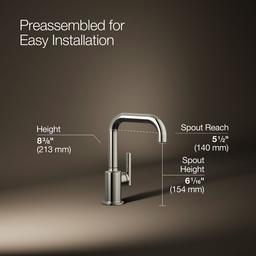 Kohler Purist Beverage faucet - Vibrant Polished Nickel - image 3