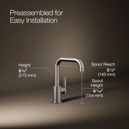 Kohler Purist Beverage faucet - Vibrant Stainless - image 3