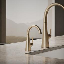 Kohler Graze Beverage faucet - Vibrant Brushed Bronze - image 2