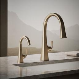 Kohler Graze Beverage faucet - Vibrant Brushed Bronze - image 4