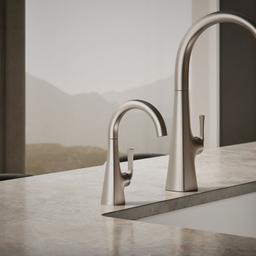 Kohler Graze Beverage faucet - Vibrant Stainless - image 2