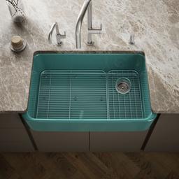 Kohler Ironridge 34'' undermount single-bowl farmhouse kitchen sink - Teal - image 2