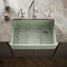 Kohler Ironridge 34'' undermount single-bowl farmhouse kitchen sink - Aspen Green - image 2