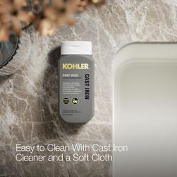 Kohler Ironridge 34'' undermount single-bowl farmhouse kitchen sink - Biscuit - image 4