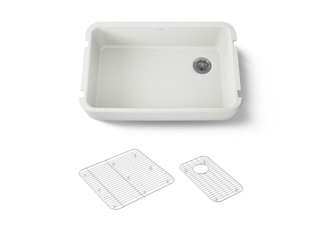 Kohler Ironridge 34'' undermount single-bowl farmhouse kitchen sink - Dune by Kohler