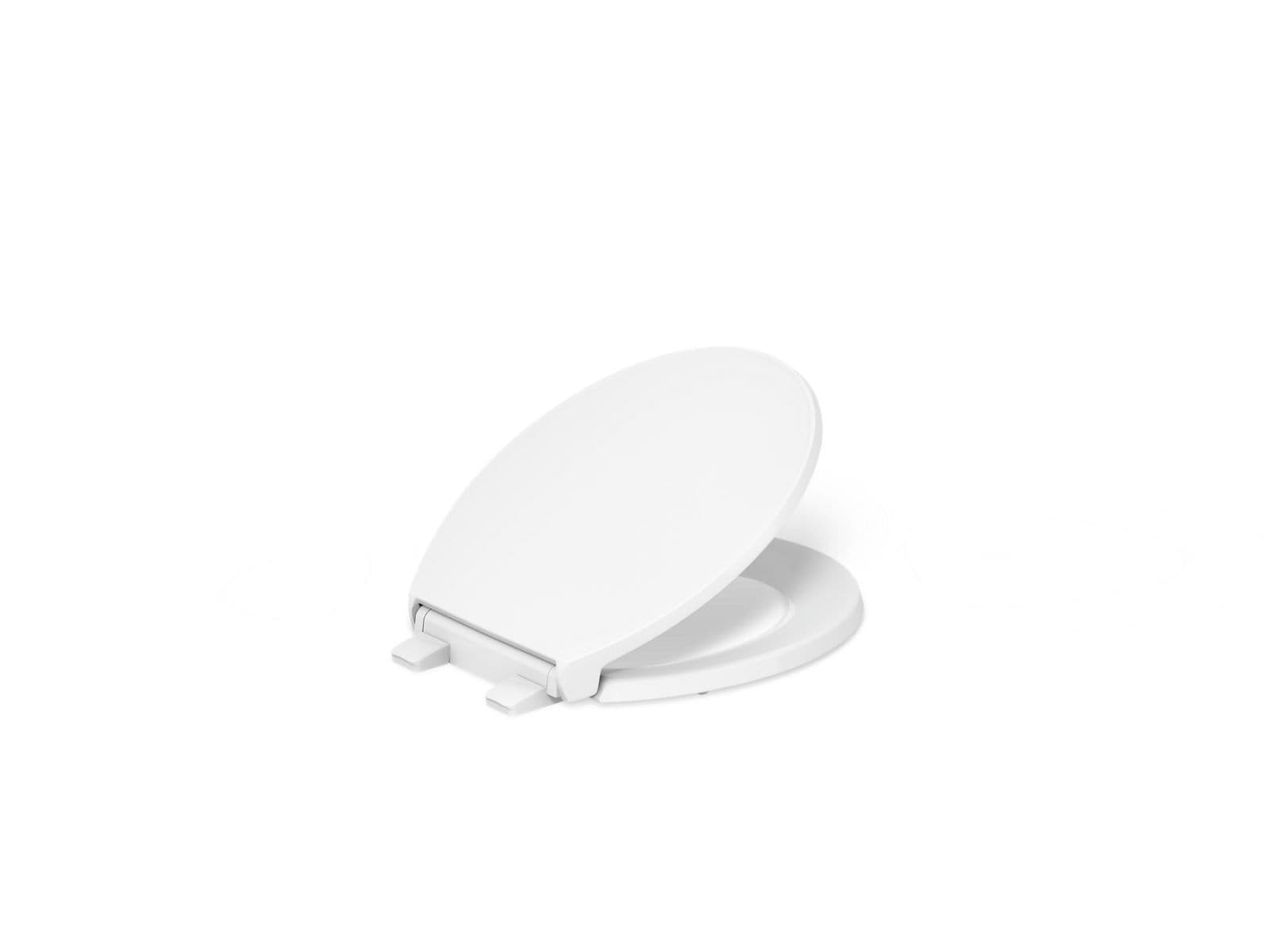 Kohler Border® ReadyLatch® Quiet-Close™ round-front toilet seat with antimicrobial agent by Kohler