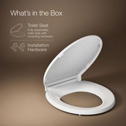 Border ReadyLatch Quiet-CloseE round-front toilet seat with antimicrobial agent - image 6