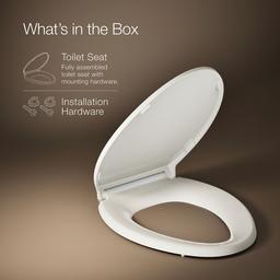 Border ReadyLatch Quiet-CloseE elongated toilet seat with antimicrobial agent - image 6