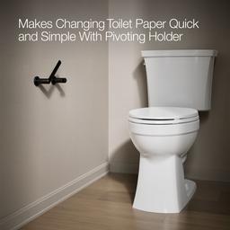 Kohler KuminE Toilet paper holder - Matte Black - image 4
