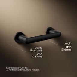 Kohler KuminE Toilet paper holder - Matte Black - image 3