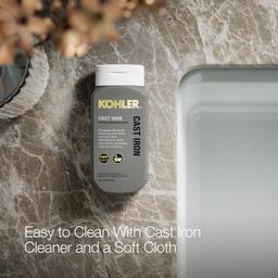 Kohler Riverby 35-3/4'' undermount single-bowl farmhouse workstation kitchen sink - Ice Grey - image 4