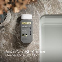 Kohler Riverby 35-3/4'' undermount single-bowl farmhouse workstation kitchen sink - Sea Salt - image 4