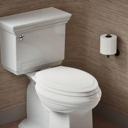 Kohler Rutledge Nightlight ReadyLatch Quiet-CloseE elongated toilet seat - White - image 2